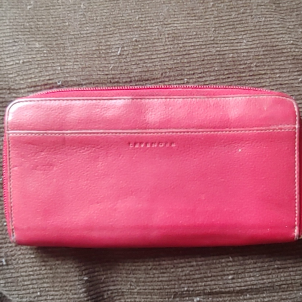 Levenger Red Wallet